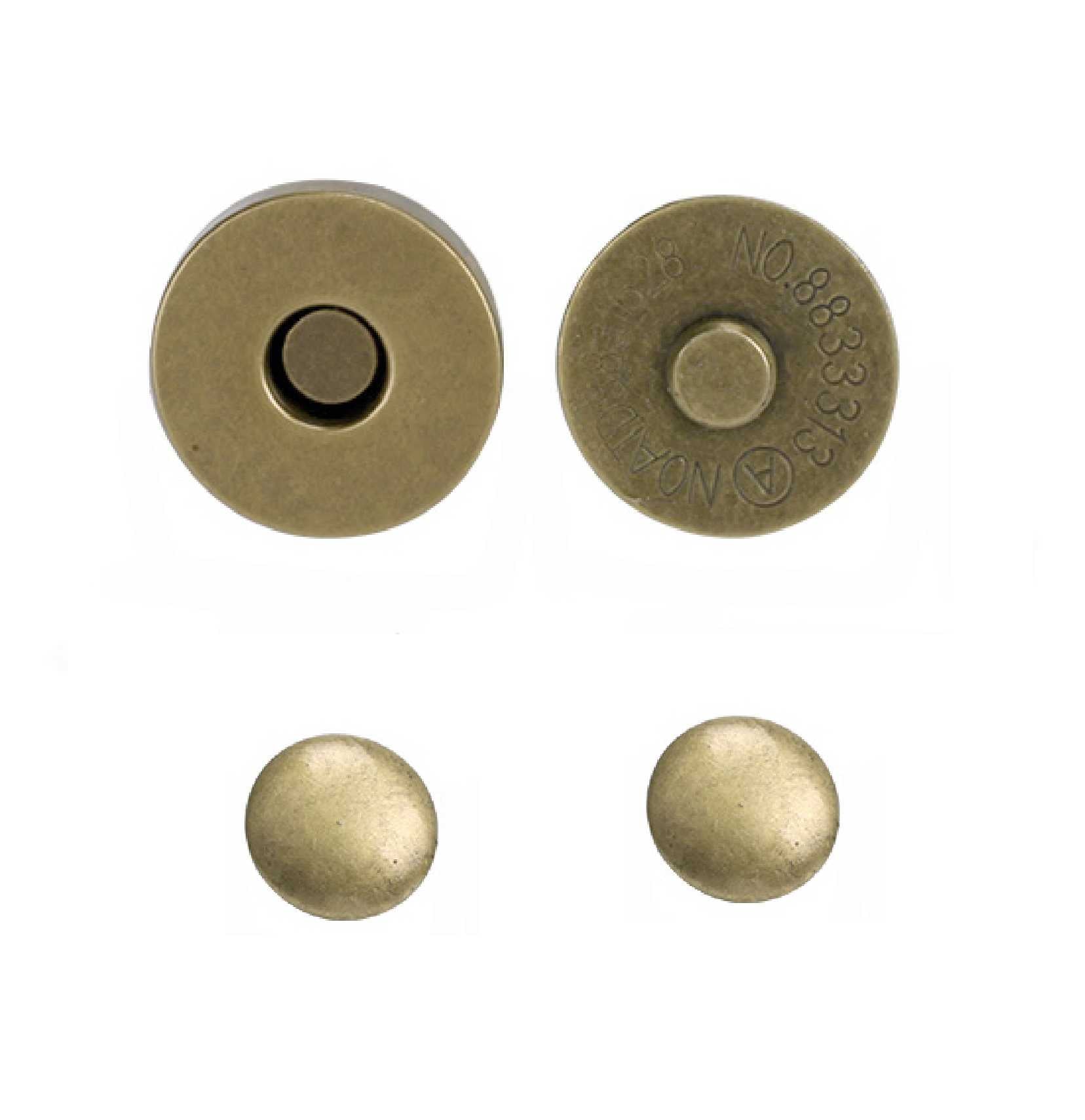 18x4.5mm Double Rivet Magnetic Snaps (50-sets) – richarms